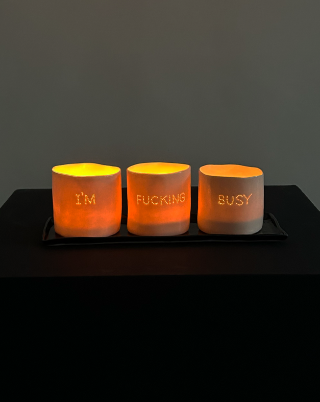 Mixed Messages Tray - I'm Fucking Busy